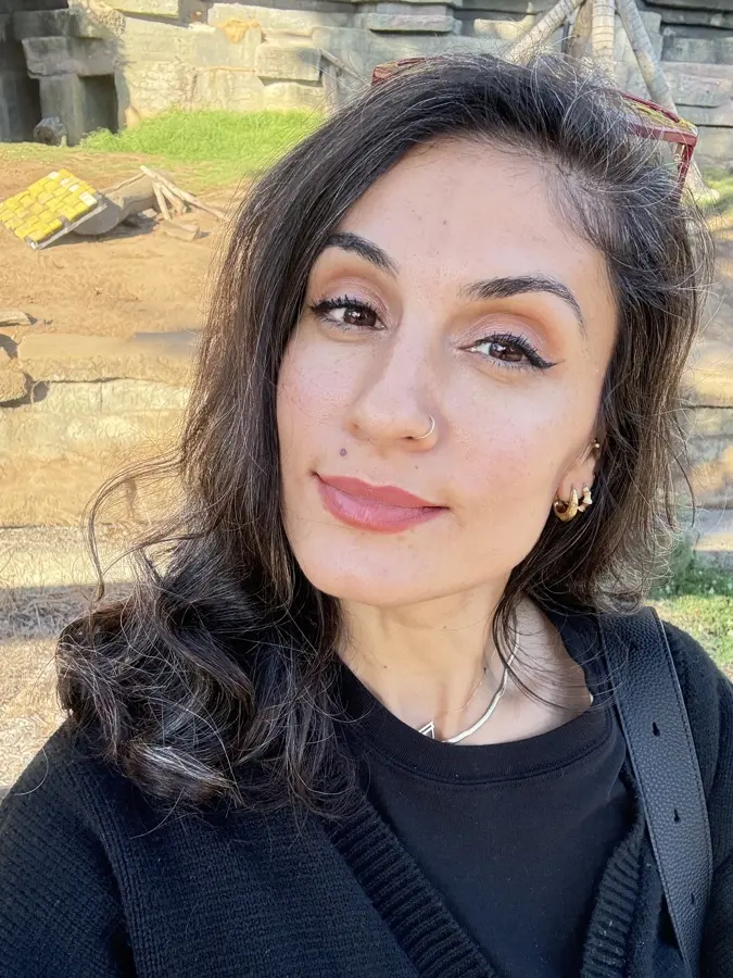 Portrait of Özge Duman Karaboğa outdoors